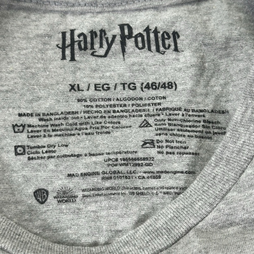 Harry Potter Women's Heather Gray Herbology T-shirt Hogwarts Size XL - Picture 2 of 5